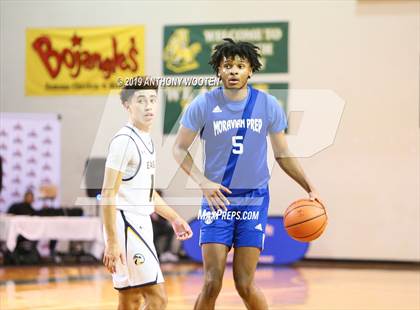 Thumbnail 1 in Northwood Temple Academy vs. Moravian Prep (Hoops and Dreams Showcase Fayetteville, NC) photogallery.