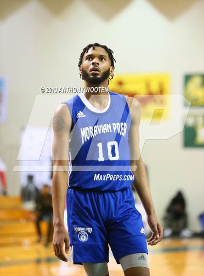 Thumbnail 3 in Northwood Temple Academy vs. Moravian Prep (Hoops and Dreams Showcase Fayetteville, NC) photogallery.