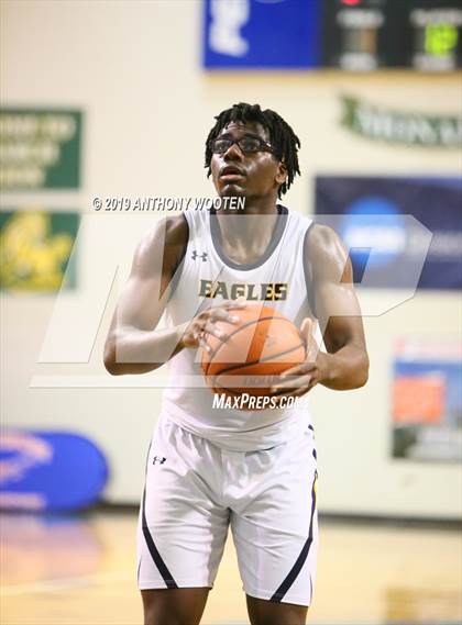 Thumbnail 2 in Northwood Temple Academy vs. Moravian Prep (Hoops and Dreams Showcase Fayetteville, NC) photogallery.