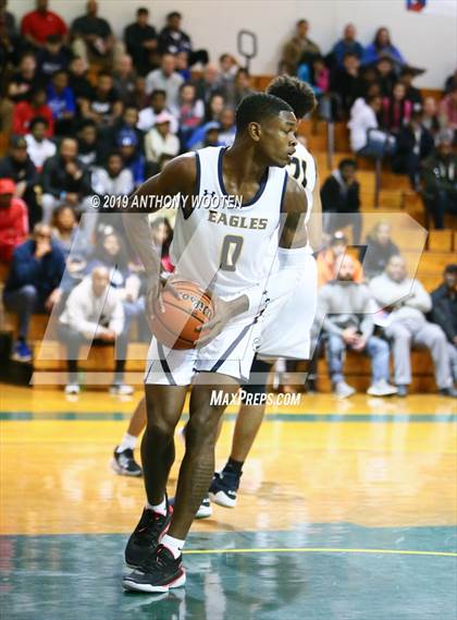 Thumbnail 3 in Northwood Temple Academy vs. Moravian Prep (Hoops and Dreams Showcase Fayetteville, NC) photogallery.
