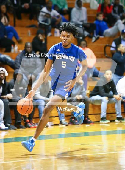Thumbnail 1 in Northwood Temple Academy vs. Moravian Prep (Hoops and Dreams Showcase Fayetteville, NC) photogallery.