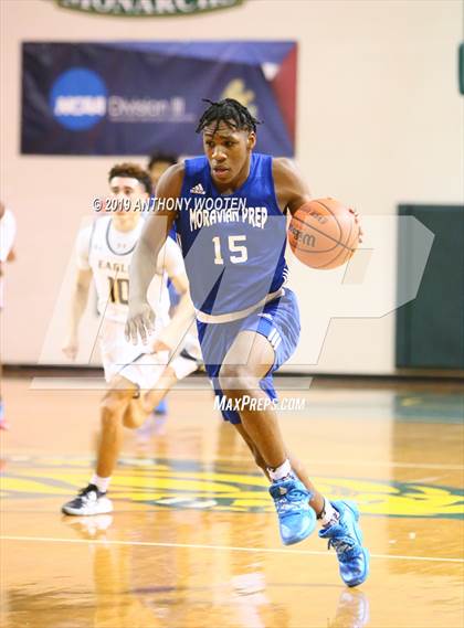 Thumbnail 1 in Northwood Temple Academy vs. Moravian Prep (Hoops and Dreams Showcase Fayetteville, NC) photogallery.