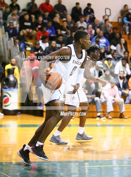 Thumbnail 2 in Northwood Temple Academy vs. Moravian Prep (Hoops and Dreams Showcase Fayetteville, NC) photogallery.
