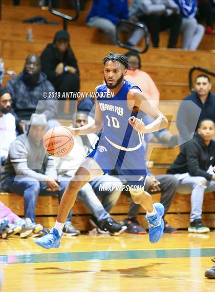 Thumbnail 3 in Northwood Temple Academy vs. Moravian Prep (Hoops and Dreams Showcase Fayetteville, NC) photogallery.