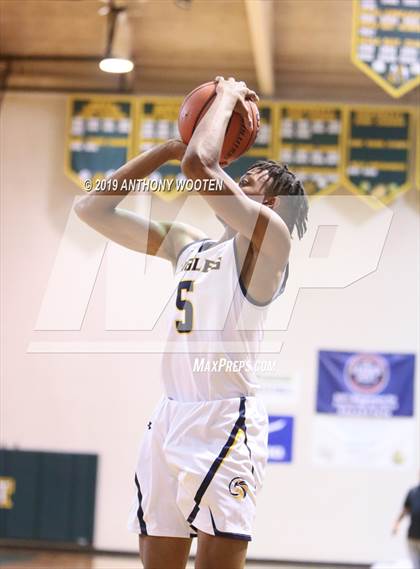 Thumbnail 3 in Northwood Temple Academy vs. Moravian Prep (Hoops and Dreams Showcase Fayetteville, NC) photogallery.