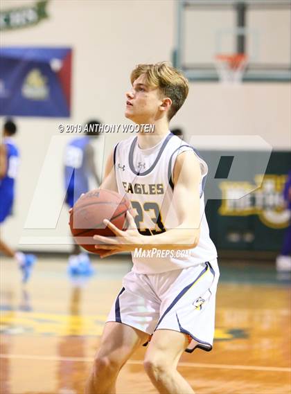 Thumbnail 2 in Northwood Temple Academy vs. Moravian Prep (Hoops and Dreams Showcase Fayetteville, NC) photogallery.