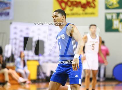 Thumbnail 2 in Northwood Temple Academy vs. Moravian Prep (Hoops and Dreams Showcase Fayetteville, NC) photogallery.