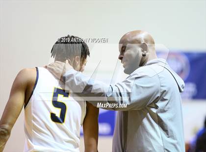 Thumbnail 1 in Northwood Temple Academy vs. Moravian Prep (Hoops and Dreams Showcase Fayetteville, NC) photogallery.
