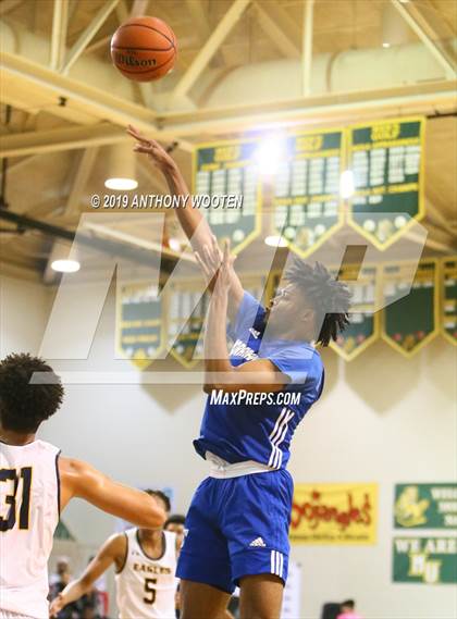 Thumbnail 3 in Northwood Temple Academy vs. Moravian Prep (Hoops and Dreams Showcase Fayetteville, NC) photogallery.
