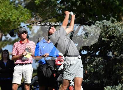 Thumbnail 3 in 3A State Championships Boys Golf Day 2 photogallery.