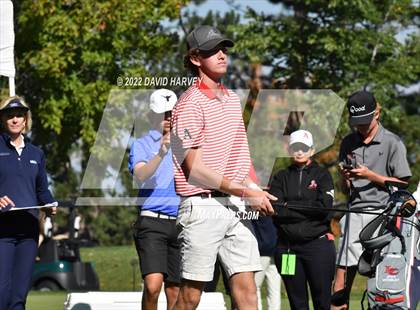 Thumbnail 3 in 3A State Championships Boys Golf Day 2 photogallery.