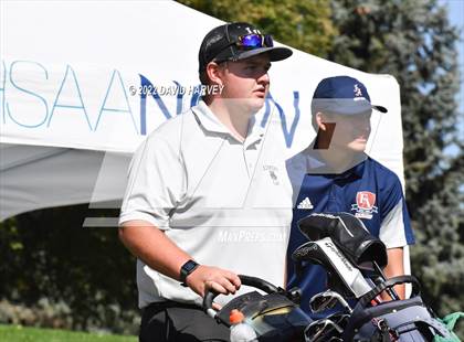 Thumbnail 3 in 3A State Championships Boys Golf Day 2 photogallery.