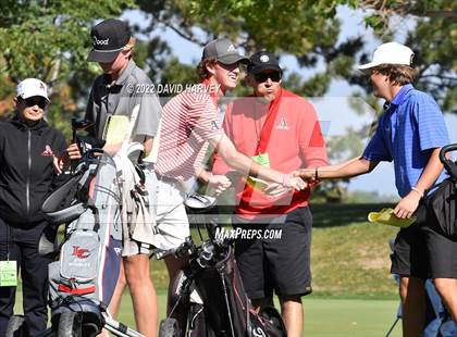 Thumbnail 3 in 3A State Championships Boys Golf Day 2 photogallery.