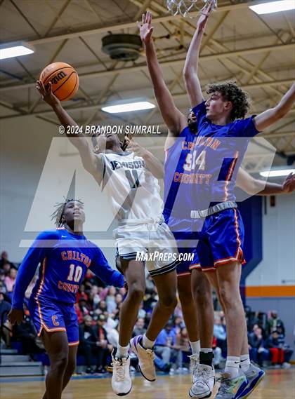 Thumbnail 2 in Chilton County vs Jemison (Chilton County Tournament) photogallery.