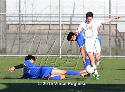 Thumbnail 2 in Desert Christian Academy vs. New Community Jewish (CIF SS D7 Playoffs) photogallery.
