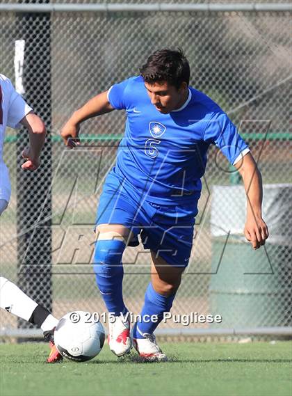 Thumbnail 1 in Desert Christian Academy vs. New Community Jewish (CIF SS D7 Playoffs) photogallery.