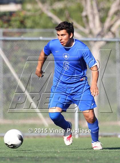 Thumbnail 2 in Desert Christian Academy vs. New Community Jewish (CIF SS D7 Playoffs) photogallery.