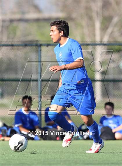 Thumbnail 2 in Desert Christian Academy vs. New Community Jewish (CIF SS D7 Playoffs) photogallery.