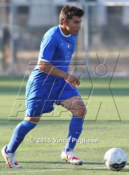 Thumbnail 3 in Desert Christian Academy vs. New Community Jewish (CIF SS D7 Playoffs) photogallery.