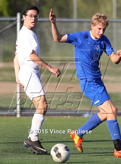 Thumbnail 2 in Desert Christian Academy vs. New Community Jewish (CIF SS D7 Playoffs) photogallery.