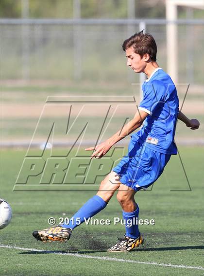 Thumbnail 1 in Desert Christian Academy vs. New Community Jewish (CIF SS D7 Playoffs) photogallery.