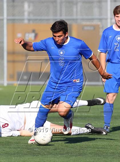 Thumbnail 2 in Desert Christian Academy vs. New Community Jewish (CIF SS D7 Playoffs) photogallery.