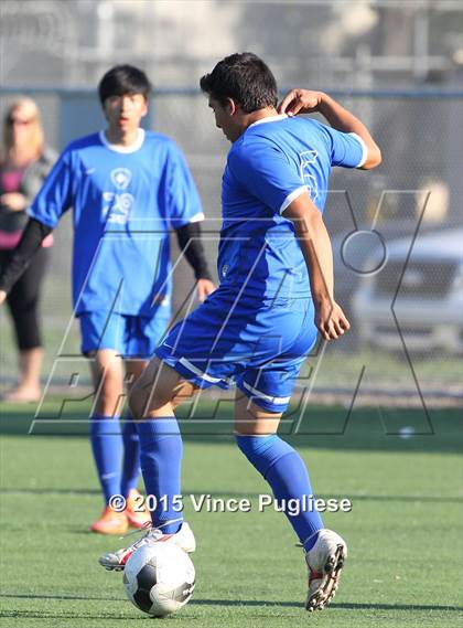 Thumbnail 2 in Desert Christian Academy vs. New Community Jewish (CIF SS D7 Playoffs) photogallery.