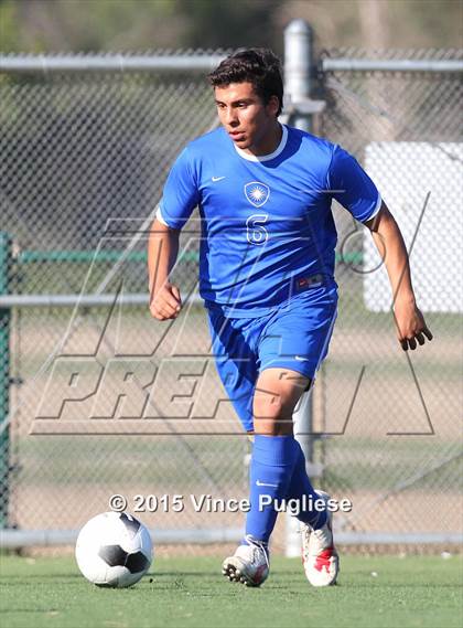 Thumbnail 2 in Desert Christian Academy vs. New Community Jewish (CIF SS D7 Playoffs) photogallery.