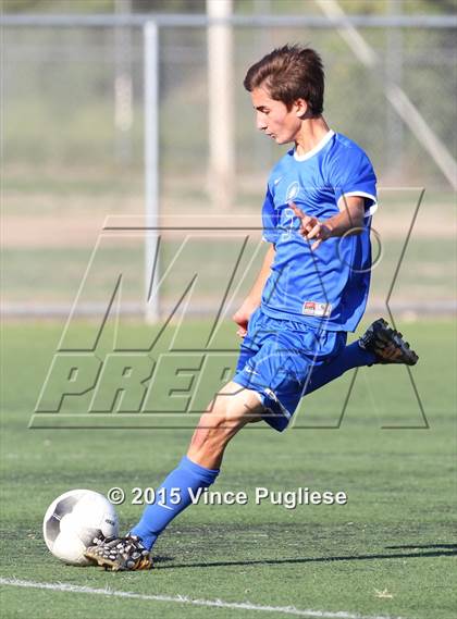 Thumbnail 3 in Desert Christian Academy vs. New Community Jewish (CIF SS D7 Playoffs) photogallery.