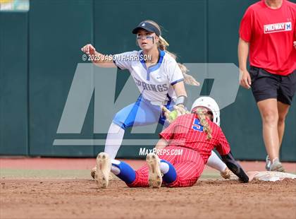 Thumbnail 2 in Midway vs. Clear Springs (UIL Softball 6A D1 Final) photogallery.