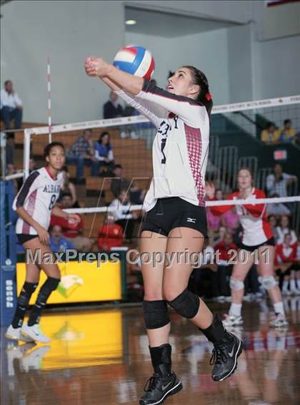 Thumbnail 3 in Albany vs. Cathedral Catholic (CIF State D3 Final) photogallery.