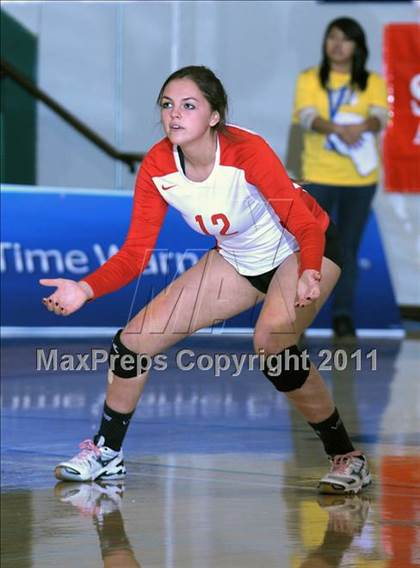 Thumbnail 3 in Albany vs. Cathedral Catholic (CIF State D3 Final) photogallery.