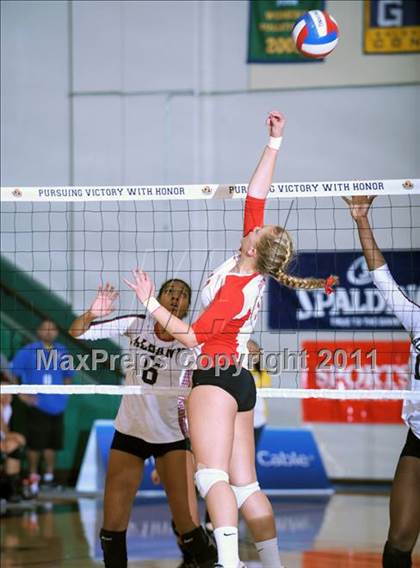 Thumbnail 2 in Albany vs. Cathedral Catholic (CIF State D3 Final) photogallery.