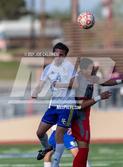 Thumbnail 1 in Lee [Robert E.] vs Clemens (UIL 6A Region 4 Quarterfinal) photogallery.