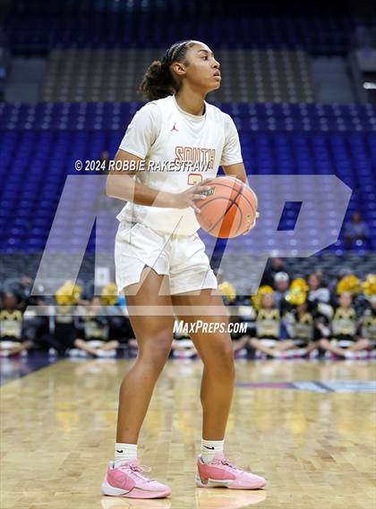 Thumbnail 3 in South Grand Prairie vs. Brennan (UIL 6A Basketball Semifinal) photogallery.