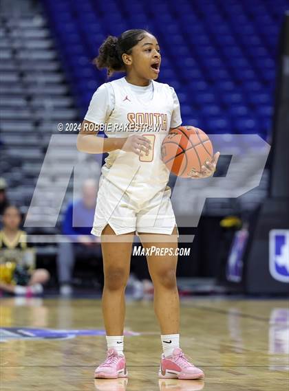 Thumbnail 2 in South Grand Prairie vs. Brennan (UIL 6A Basketball Semifinal) photogallery.