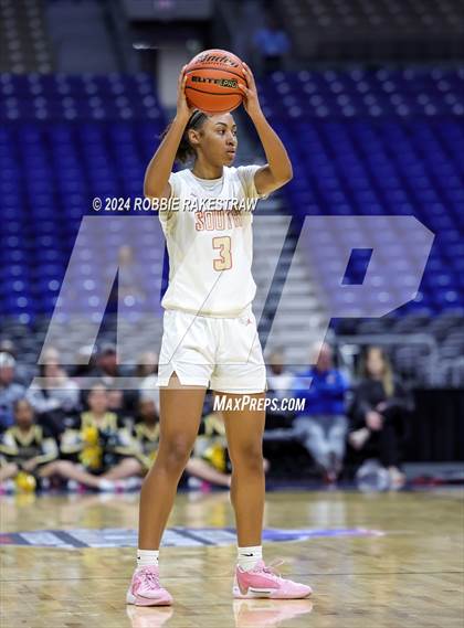 Thumbnail 2 in South Grand Prairie vs. Brennan (UIL 6A Basketball Semifinal) photogallery.