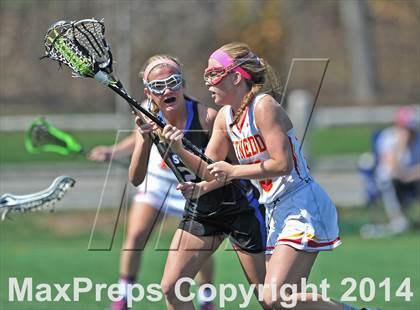 Thumbnail 2 in Gwynedd Mercy Academy vs Central Bucks South (Checking for Cancer Invitational) photogallery.