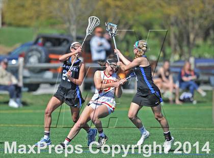 Thumbnail 3 in Gwynedd Mercy Academy vs Central Bucks South (Checking for Cancer Invitational) photogallery.