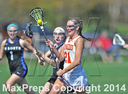 Thumbnail 3 in Gwynedd Mercy Academy vs Central Bucks South (Checking for Cancer Invitational) photogallery.
