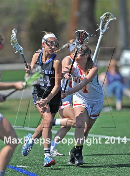 Thumbnail 3 in Gwynedd Mercy Academy vs Central Bucks South (Checking for Cancer Invitational) photogallery.