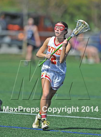 Thumbnail 3 in Gwynedd Mercy Academy vs Central Bucks South (Checking for Cancer Invitational) photogallery.