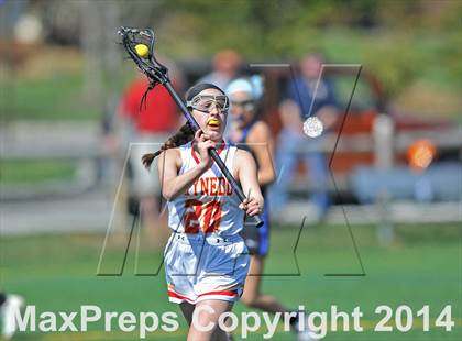 Thumbnail 3 in Gwynedd Mercy Academy vs Central Bucks South (Checking for Cancer Invitational) photogallery.