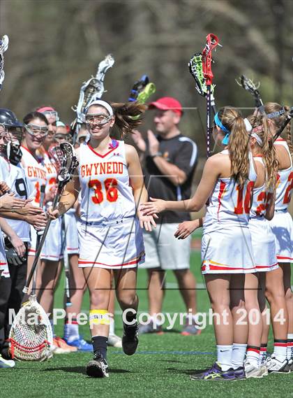 Thumbnail 3 in Gwynedd Mercy Academy vs Central Bucks South (Checking for Cancer Invitational) photogallery.