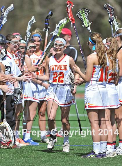 Thumbnail 2 in Gwynedd Mercy Academy vs Central Bucks South (Checking for Cancer Invitational) photogallery.