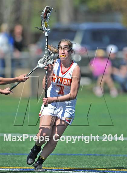 Thumbnail 3 in Gwynedd Mercy Academy vs Central Bucks South (Checking for Cancer Invitational) photogallery.