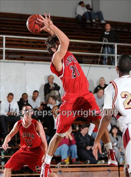 Thumbnail 1 in Lincoln vs. Clovis West (St. Hope Holiday Classic) photogallery.