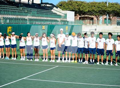 Thumbnail 2 in Seven Lakes vs Westwood (UIL 6A Tennis Final) photogallery.