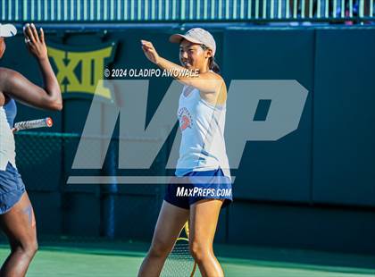 Thumbnail 3 in Seven Lakes vs Westwood (UIL 6A Tennis Final) photogallery.
