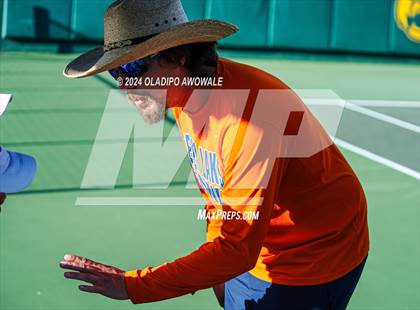 Thumbnail 3 in Seven Lakes vs Westwood (UIL 6A Tennis Final) photogallery.